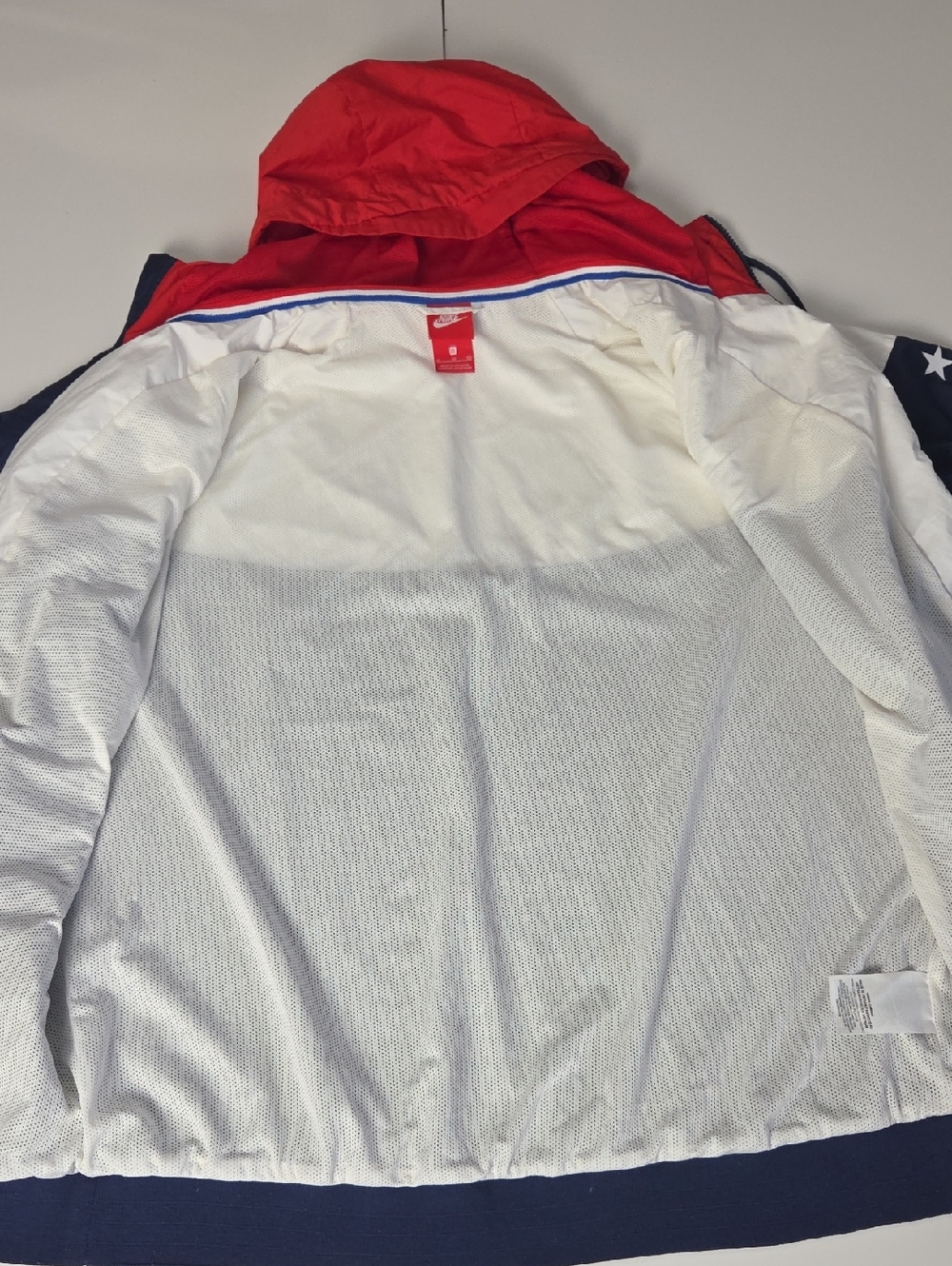 Nike Red White Navy USA Soccer Windrunner Star Track Jacket - Picture 9 of 16